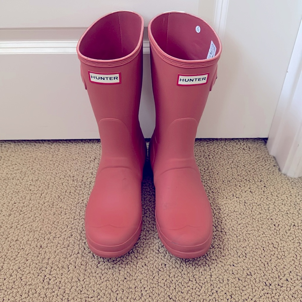 HUNTER Orange rainboots 38